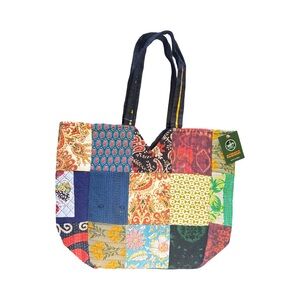 One-of-a-Kind Handmade Patchwork Tote Bag – Made in India